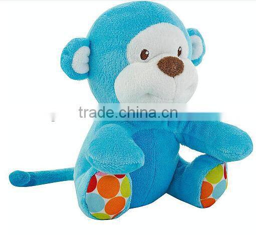 plush blue monkey toy/stuffed bule monkey toy/ plush stuffed bule monkey toy