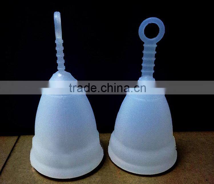 2015 Wholesale price silicone Reusable menstrual cups