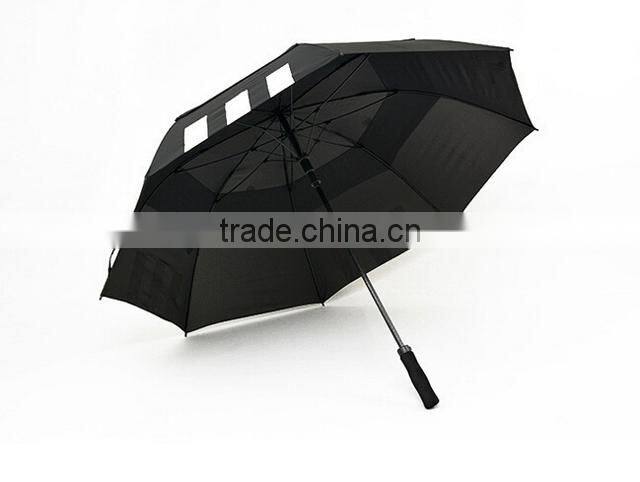 Adi auto open double layer straight umbrella with advertising