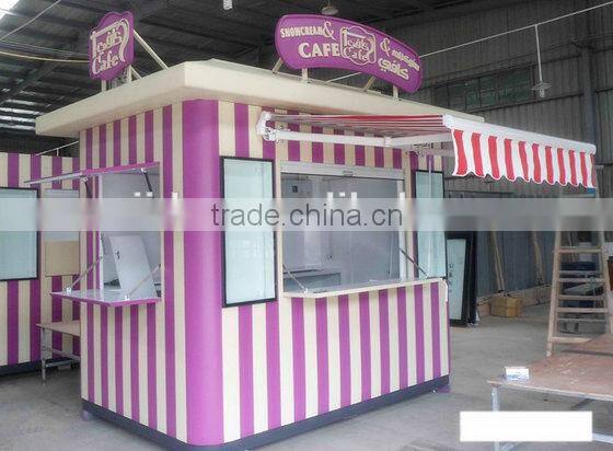 Good materials commercial bubble tea kiosk design ice cream kiosk for sale juice bar kiosk