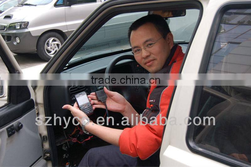 Smallest easy operation global car gps tracker with website server tracking solution