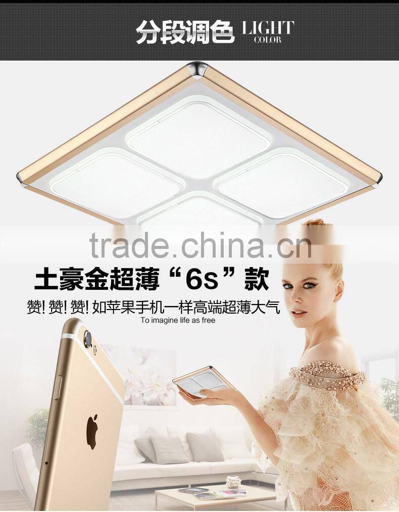 Rectangle simiple ceiling lamp hanging lighting UL CE certified led ceiling lamp
