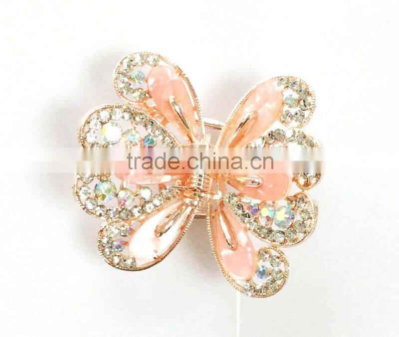 Colorful crystal hair claws Fashion hair claw girl's fashion jewelry