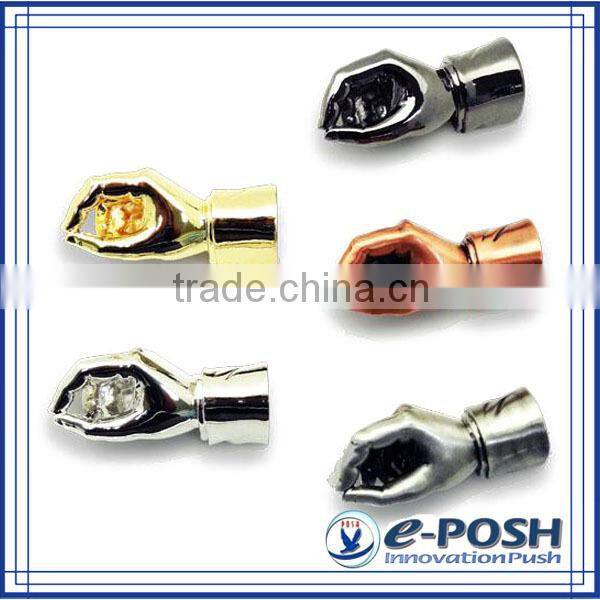 High end business gift single pen stand metal display rack holder