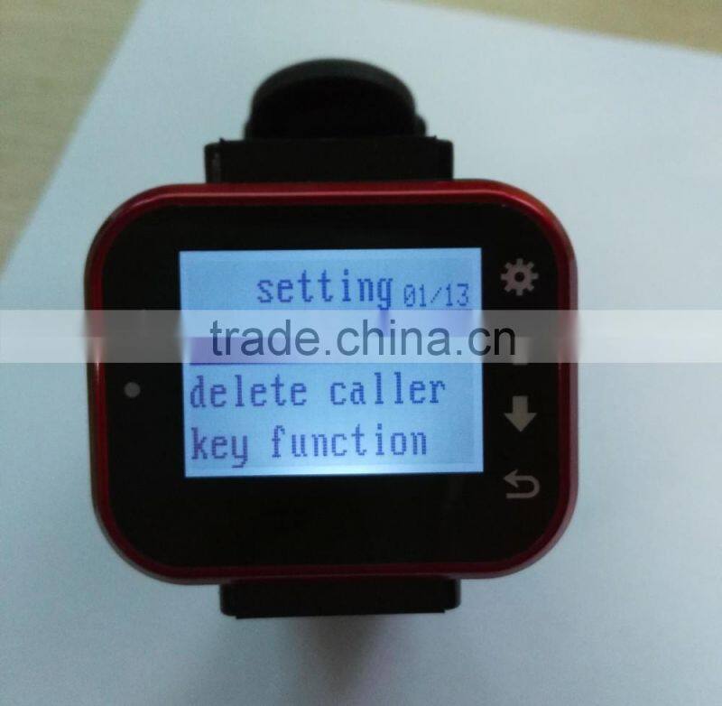 Restaurant Table Call Button/Wireless Call Buzzer System/Buzzer Restaurant Table Calling Button