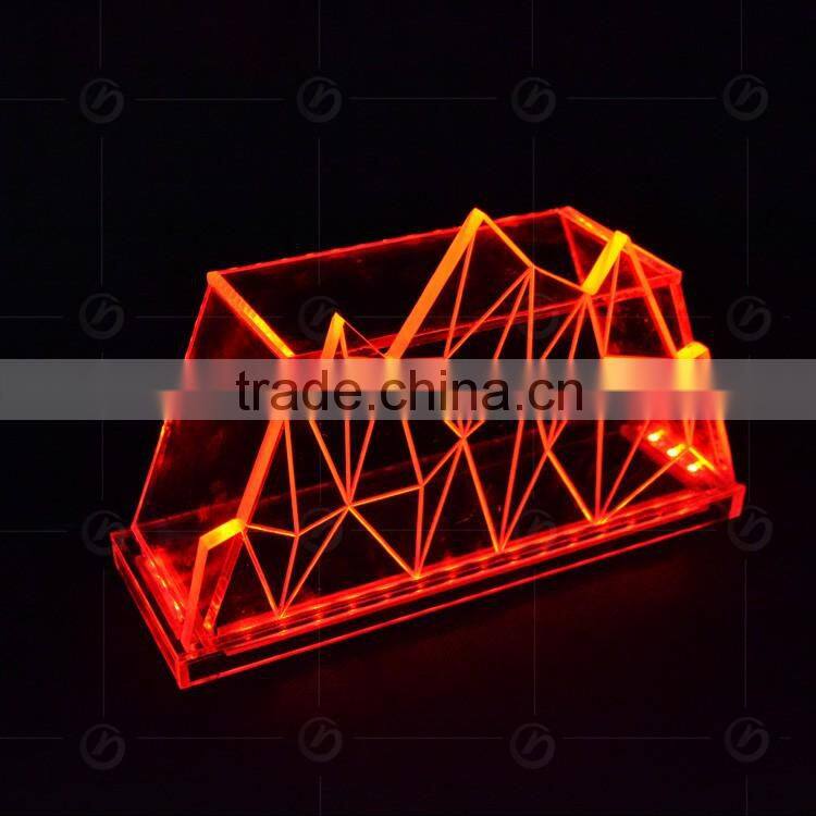 2015 new high quality acrylic led dj facade, night bar furniture