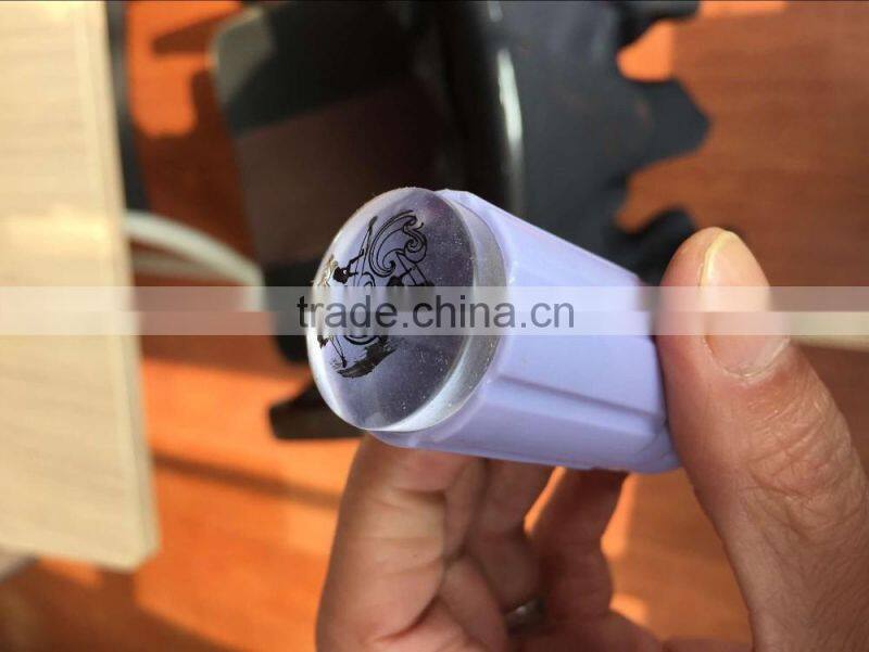 2016 New 2.8CM Clear Jelly Stamper +scraper Nail Art Stamp Collection Set-Manicure Image Plates Stamping Accessories Kit ST16