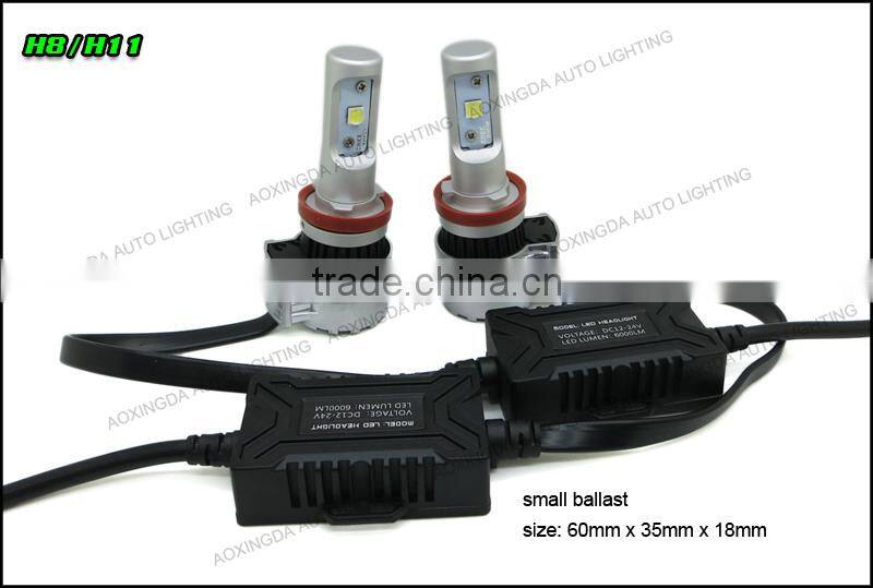 AOXINGDA 8G LED headlight 2016 new LED headlight 6000LM adjustable 9006 LED headlight