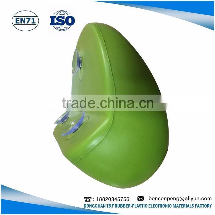 heart shaped bath pillow with suction cup