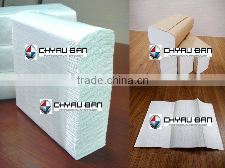 High Speed Z Folding Embossing Hand Paper Towel Machinery