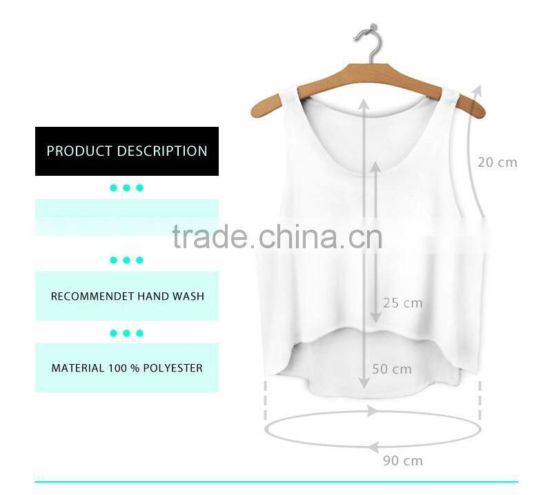 Aztec style Wholesale Logo Print Custom Ladies Summer Short bulk tank top