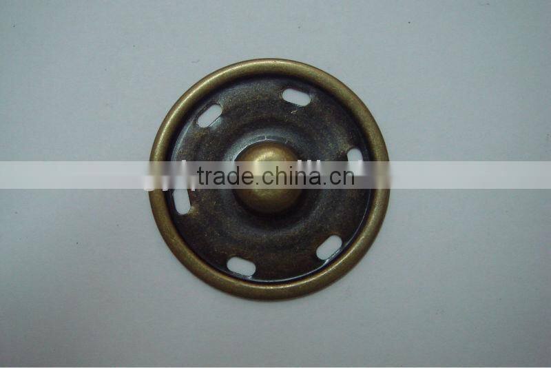 47mm big big rim metal sew press stud button for coat