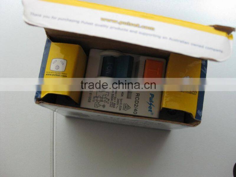 High quality 2 poles rcd 30ma 100ma 300ma rccb circuit breaker
