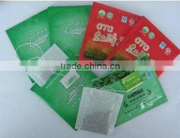 DXDC-6 pyramidal and rectangular (flat) tea bag (with string and tag) packing machine for nylon cloth