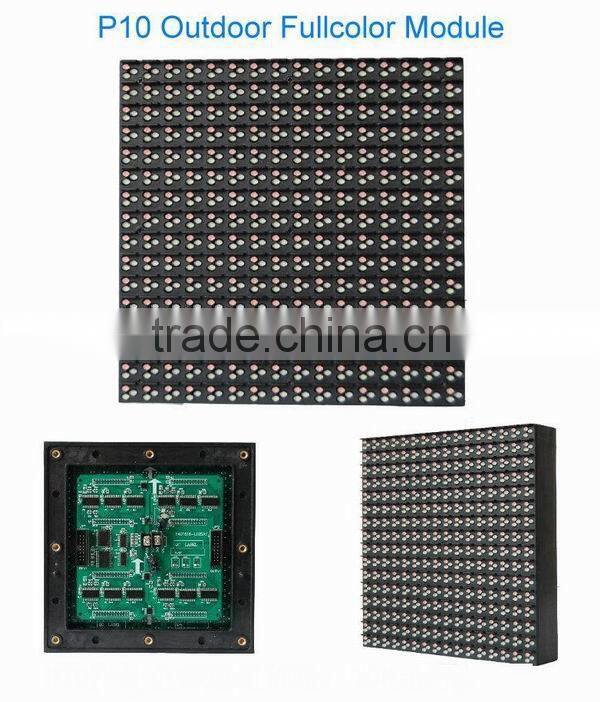 2014 hotsales Outdoor waterproof 32x16 P10 full Color led module led display