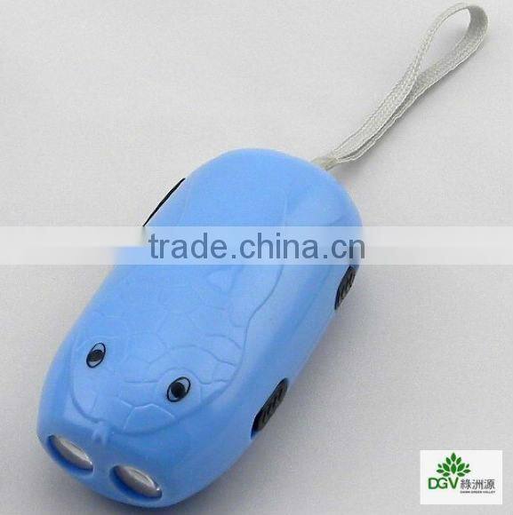 Hand Pressing FlashLight/LED torch