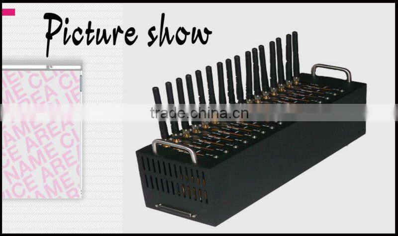 Rs232/USB gsm bulk sms modem 16 port with wavecom Q2406 newest module,mini gps gsm module