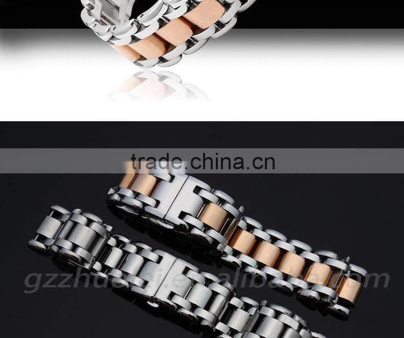 16|20mm high quality imported stainless steel watch bracelet for men's and women's Wholesale 3PCS
