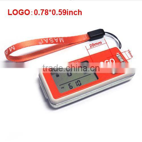 4x3razor Digital Pocket 3D Pedometer Records steps, distance, calories, fat burned and exercise time with Tri-Axis Technology