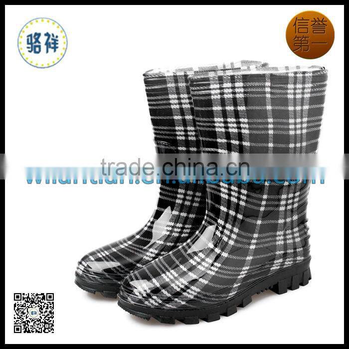 Ladies Fashion waterproof warm pvc snow boots