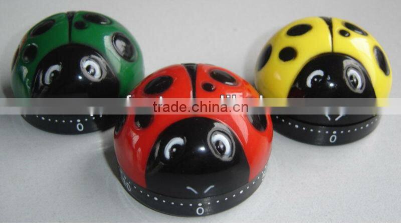 2013 New Hot Sell Durable Plastic Countdown Mechanism Animal Ladybug Shaped
