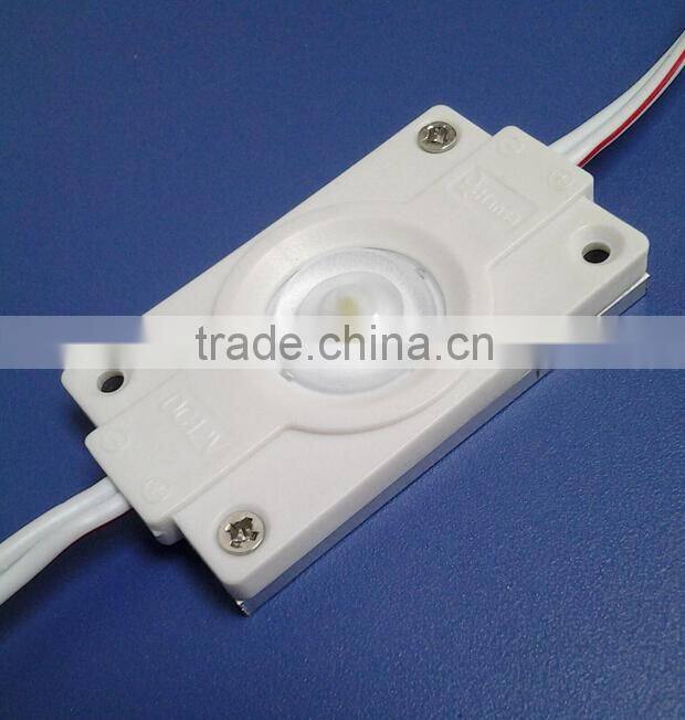 high power 1 led SMD3535,3w,12v,round lens,ABS; beautiful and strong quality injection led module