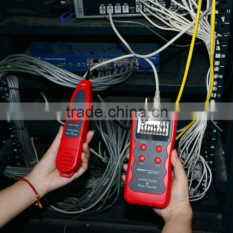 LAN Phone wire USB coaxial 1394 RJ45 RJ11 BNC Tracker Network Cable Tester