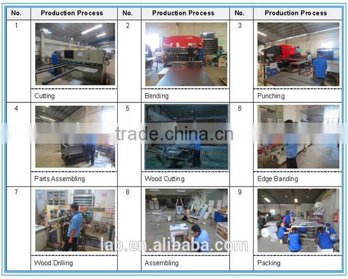 Good laboratory quality advantage free design drawing all wood lab furniture bench with reagent rack
