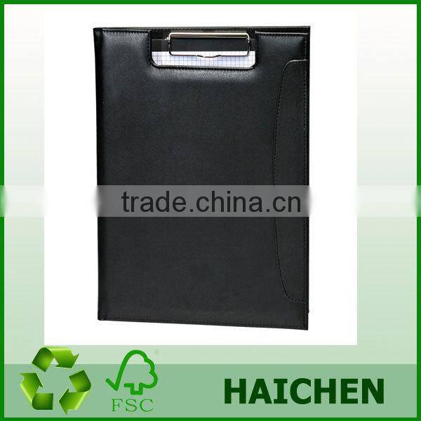 Black Clipboard Padfolio -12.1 x 9.6 x 0.9 inches