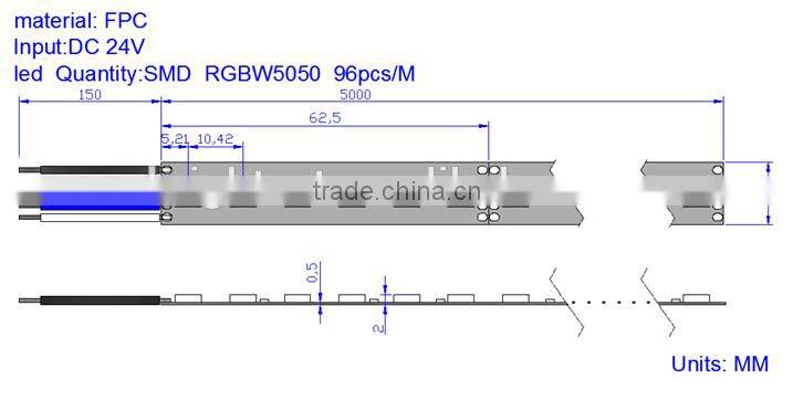 2016 Newest 4 colors in 1 5050 RGBY RGBA RGBW led strip 5050smd