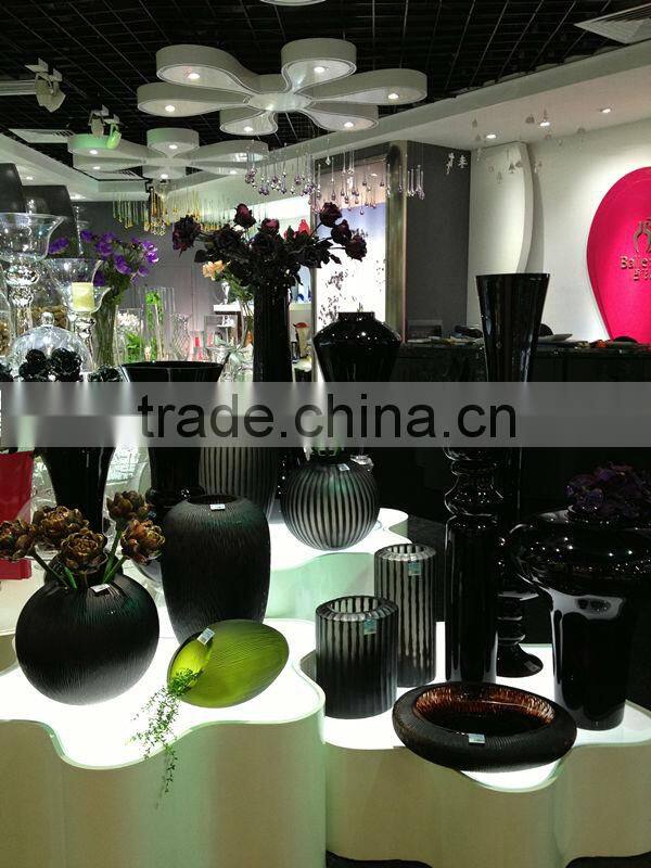 Clear Glass Bell Jars with Wooden Base Glass Dome