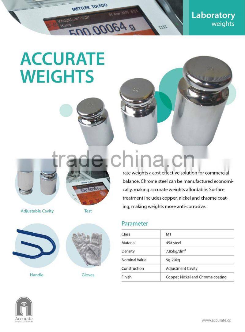 20g calibration weights, M1chrome weight 1g-20kg