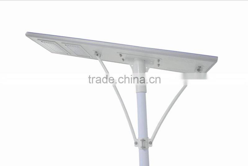 Solar power 110w all in one led street light, battery powered led street light