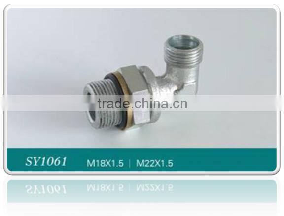 iron high quality male elbow connector