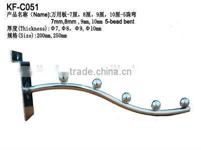 metal display hook for hanging clothes/pegboard display hook