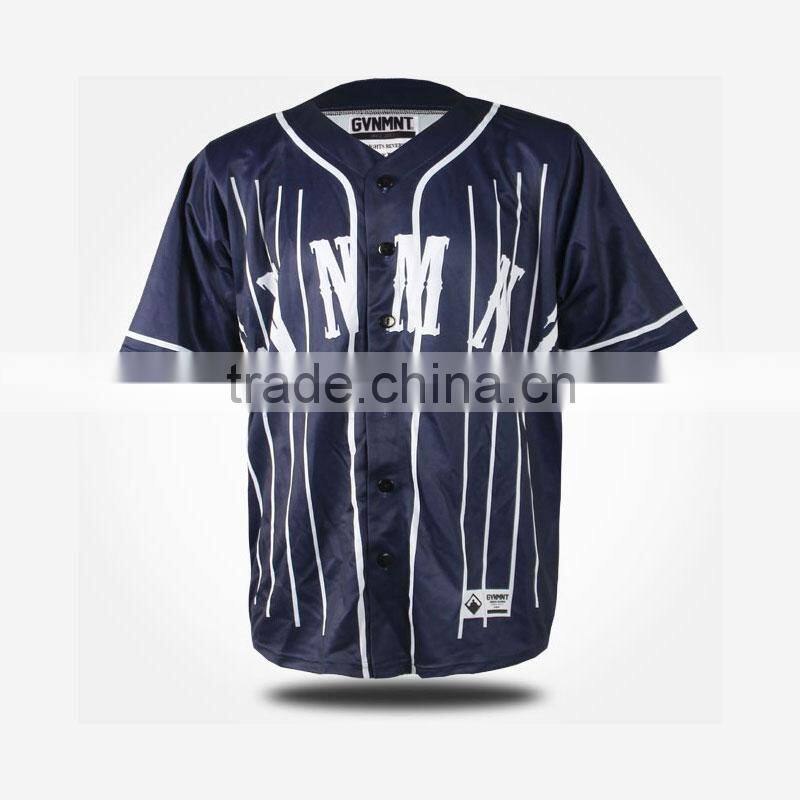custom boxing softball shirts/stripe baseball jerseys/cheap baseball shirts