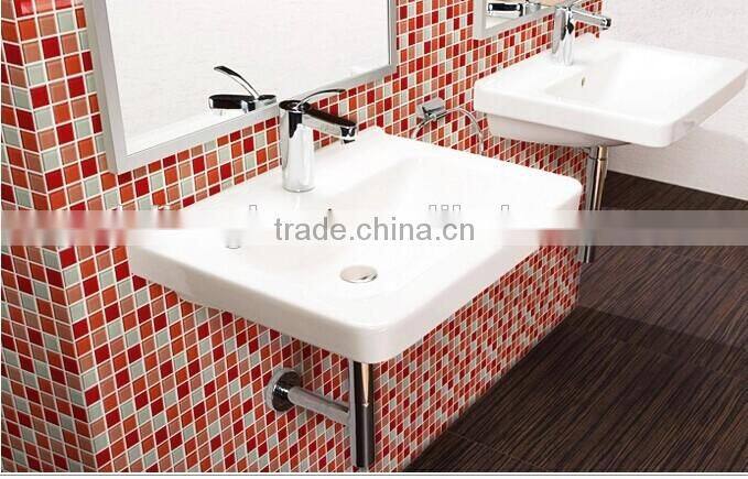 red color family decoration crystal glass mosaic tile