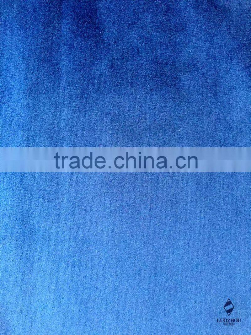 super soft knitting velvet fabric for curtain and garment