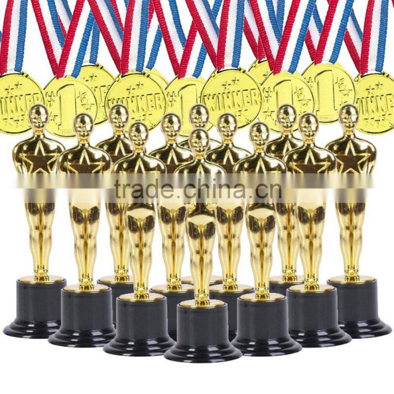 2016 Promotional Toy Mini Plastic Yellow Pail Filled with Star Stampers Cheap Self Inking Stamp with Rubber Stamps For Kids