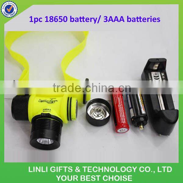 Cree Underwater Q5 Diving Head Lamp