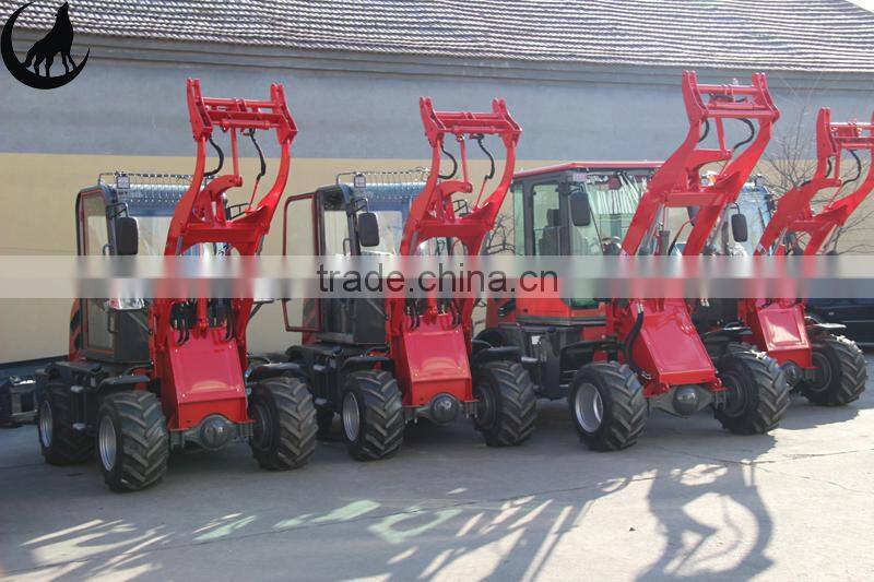 WOLF ZL10A mini wheel loader for sale 1 ton loader Qingzhou loader