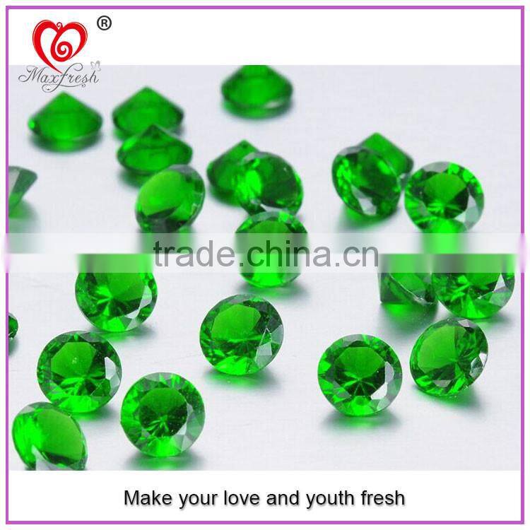 Hot Sell Different Cut Various Colors Cubic Zirconia for Jewelry Synthetic Blue Color Emerald Step Cut Gemstone Cubic Zirconia