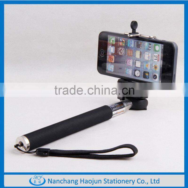 2015 hot Monopod Bluetooth selfie stick with bluetooth shutter button
