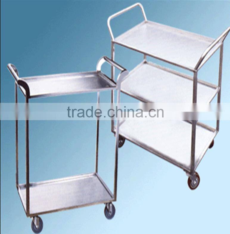 hotel kitchen stainless steel insulation dining cart with wheels