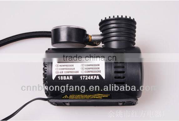 Hot sell!! 12v 250psi dc Car Small Size Air Compressor for car