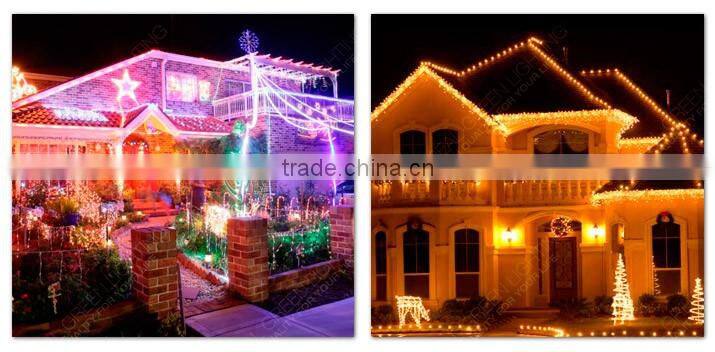 12V Water-Resistant RGB LED Rope Lights for outdoor & indoor use