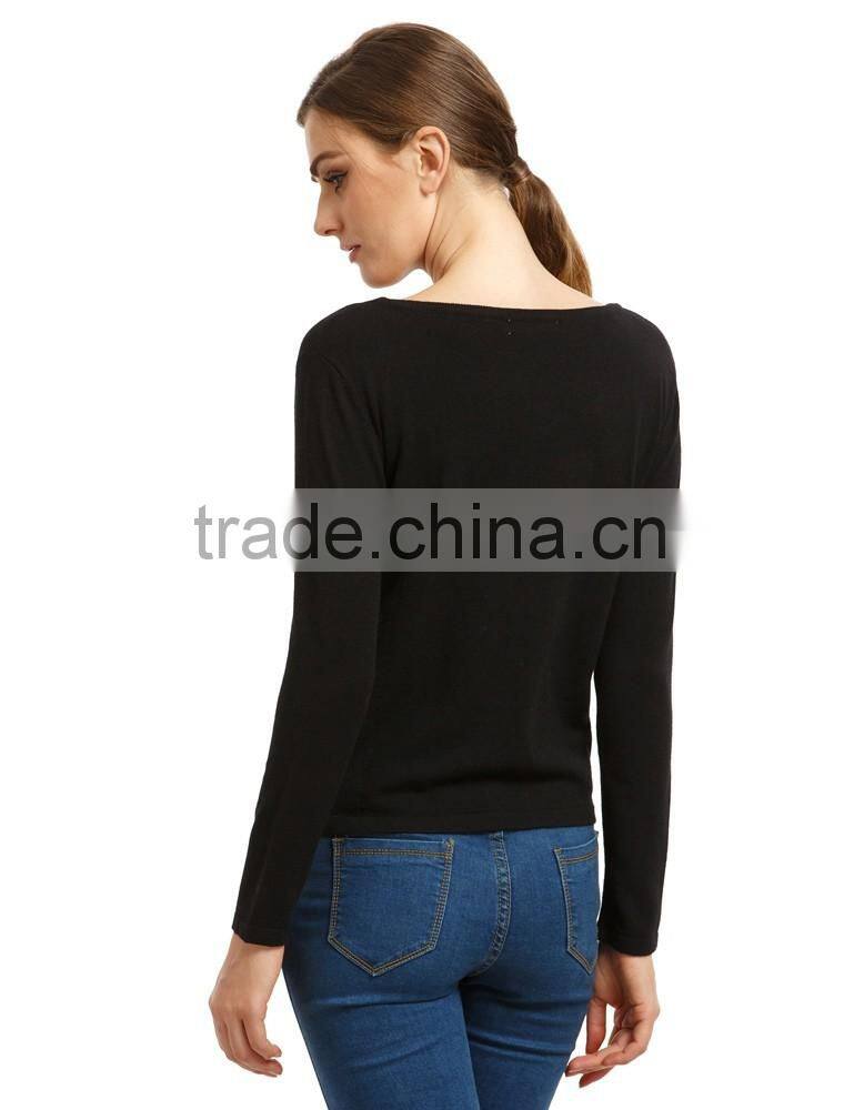 Fashion big letter women knit sweater wholesale China