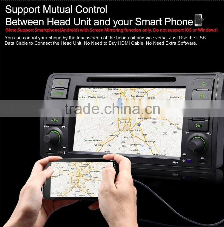 EONON D5150V 7" Digital Touch Screen Car DVD Player with Built-in GPS For BMW E46