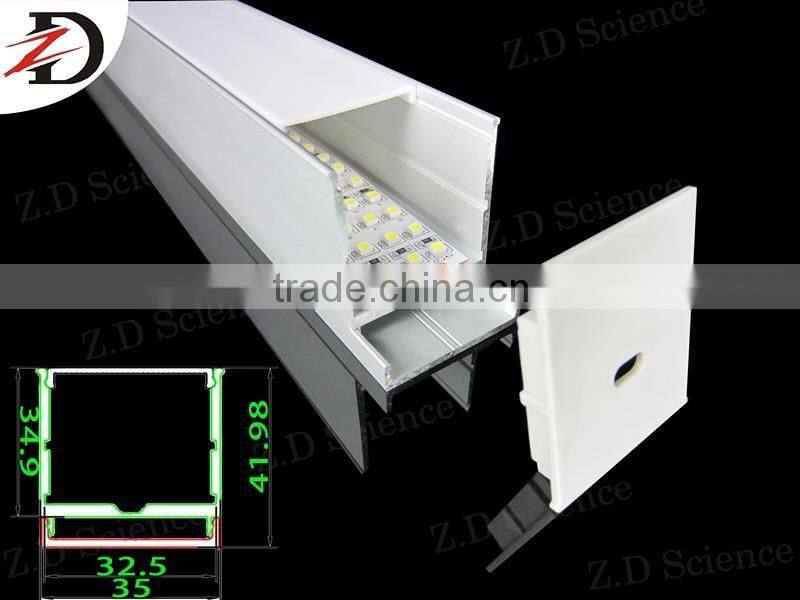 Length Customized Aluminum Extrusion Profile For LED Light Strip Bar