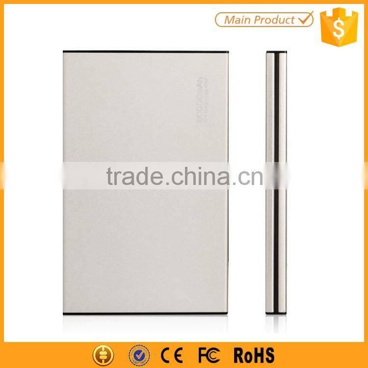 2016 new private power charger 20000mah with quich charging function